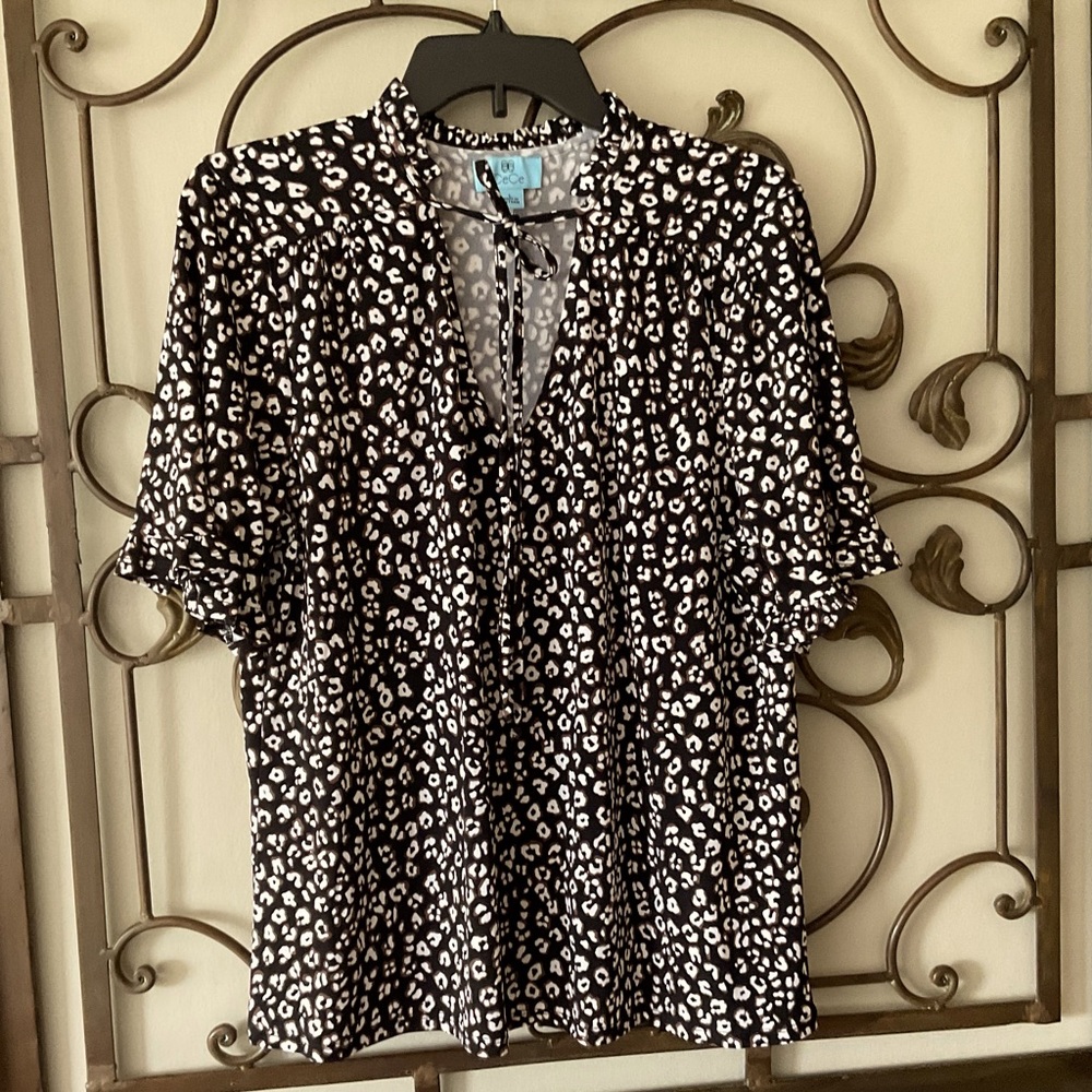 CeCe Animal Print Top